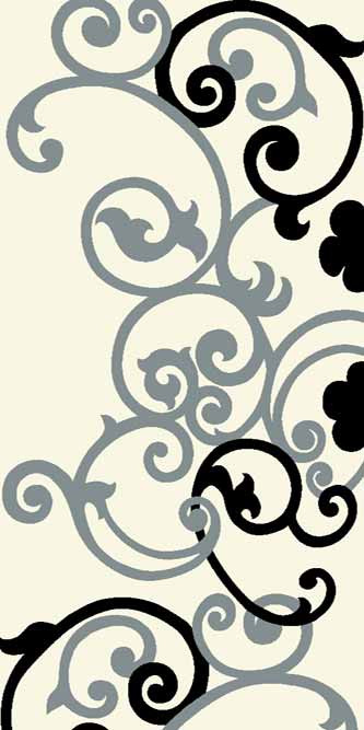 Ковровая VISION DELUXE carving V805 BONE-BLACK