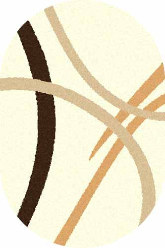 s606_cream_5939.jpg Овальный ковер COMFORT SHAGGY S606 CREAM