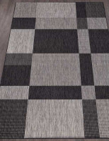 Ковёр VEGAS-S005-GRAY-BLACK-STAN