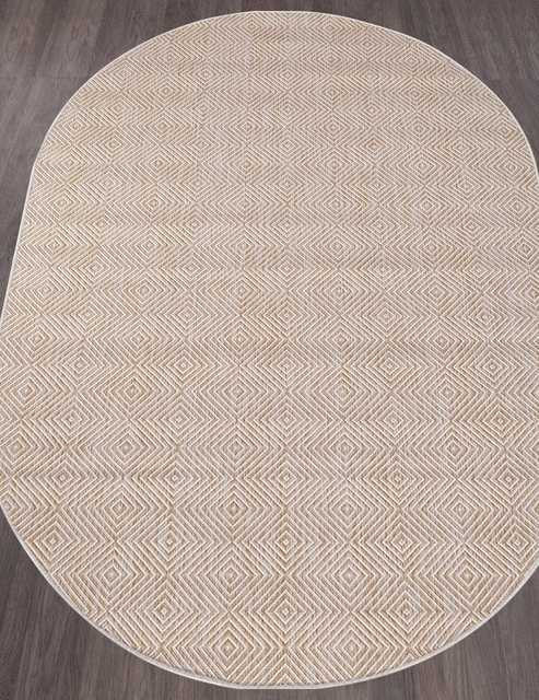 Ковёр VEGAS-S006-BEIGE-OVAL