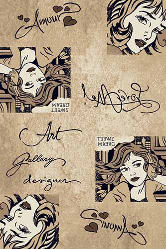 Прямоугольный ковер VALENCIA DELUXE D362 BROWN