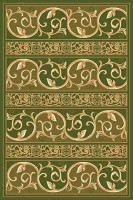 Прямоугольный ковер KAMEA carving 0986 GREEN