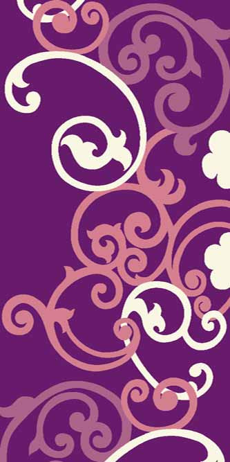 Ковровая VISION DELUXE carving V805 VIOLET