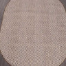 Ковёр VEGAS-S006-CREAM-BROWN-OVAL