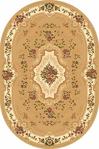 Овальный ковер VALENCIA DELUXE D317 BEIGE