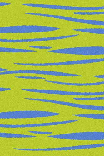 Прямоугольный ковер COMFORT SHAGGY S608 GREEN-BLUE