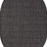 Ковёр VEGAS-S006-D-GRAY-BLACK-OVAL Ковёр VEGAS-S006-D-GRAY-BLACK-OVAL
