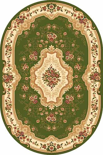 Овальный ковер VALENCIA DELUXE D317 GREEN