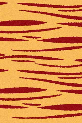 Прямоугольный ковер COMFORT SHAGGY S608 YELLOW-RED