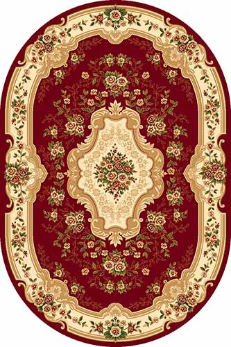 Овальный ковер VALENCIA DELUXE D317 RED