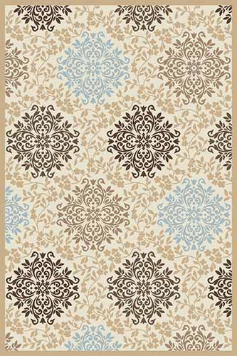 Прямоугольный ковер VALENCIA DELUXE D374 CREAM-L.BLUE