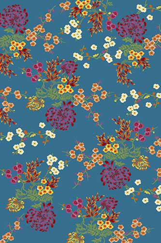 Прямоугольный ковер CRYSTAL 2926 BLUE