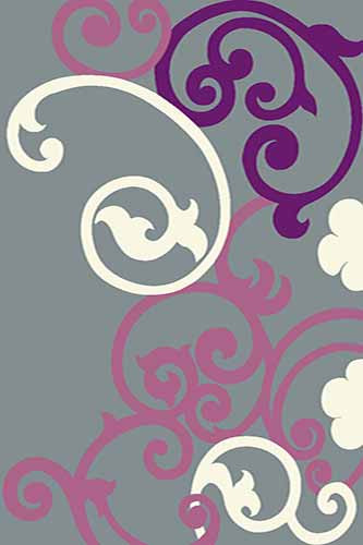 Прямоугольный ковер VISION DELUXE carving V805 GRAY-LILAC