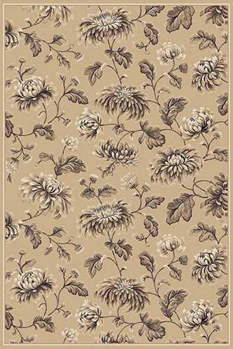 Прямоугольный ковер VALENCIA DELUXE D253 BEIGE-BROWN