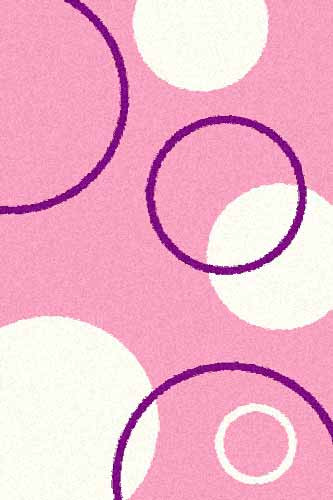 Прямоугольный ковер COMFORT SHAGGY S610 PINK