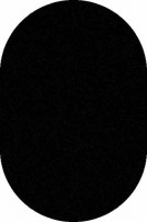 Овальный ковер SHAGGY ULTRA S600 BLACK