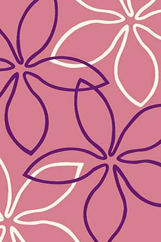 Прямоугольный ковер VISION DELUXE carving V806 PINK