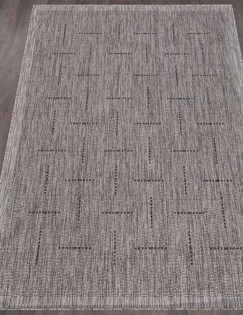 Ковёр VEGAS-S008-GRAY-BLACK-STAN