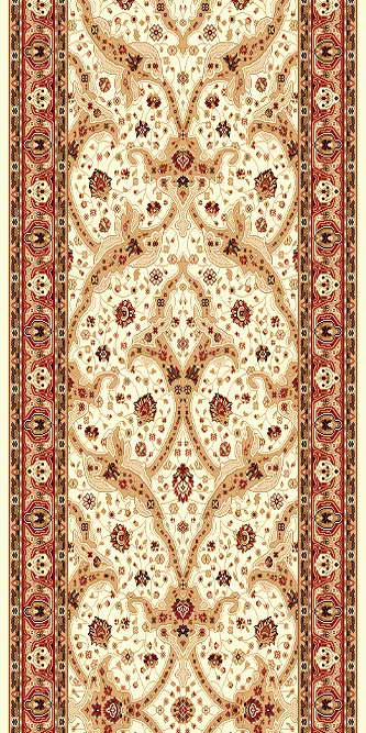 Ковровая дорожка LAGUNA D140 CREAM-RED