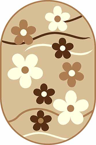 v117_beige_4991.jpg Овальный ковер VISION DELUXE carving V117 BEIGE