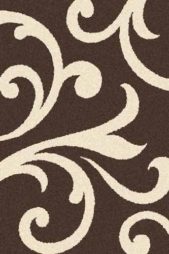 Прямоугольный ковер PLATINUM T644 BROWN-CREAM