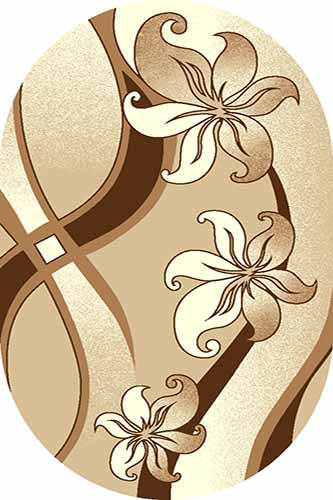 Овальный ковер SUNRISE V816 BEIGE