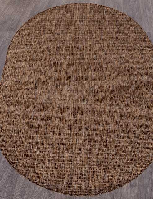 Ковёр VEGAS-S112-BROWN-OVAL Ковёр VEGAS-S112-BROWN-OVAL