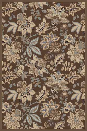 Прямоугольный ковер VALENCIA DELUXE D256 BROWN-L.BLUE