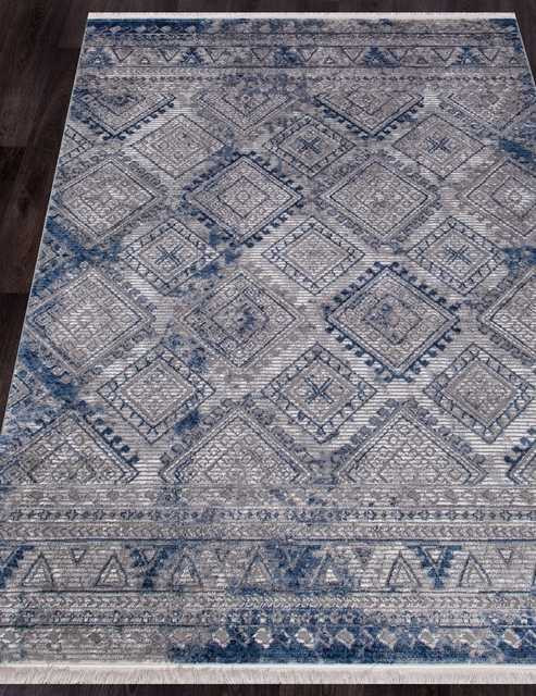 Турецкий ковер MOROCCO-AS-824-NAVY-GREY-STAN Турецкий ковер MOROCCO-AS-824-NAVY-GREY-STAN