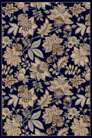 Прямоугольный ковер VALENCIA DELUXE D256 D.NAVY-BROWN