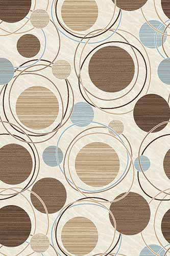 d301_cream-brown.jpg Прямоугольный ковер VALENCIA DELUXE D301 CREAM-BROWN