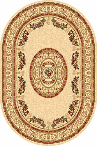 Овальный ковер VALENCIA DELUXE W340 BEIGE