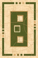 Прямоугольный ковер KAMEA carving 5271 GREEN
