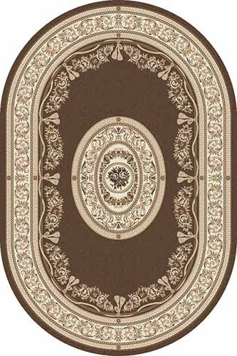 Овальный ковер VALENCIA DELUXE W340 BROWN