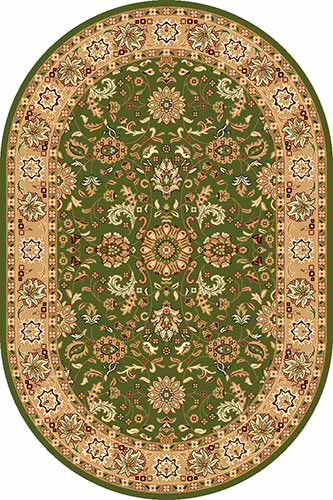 Овальный ковер VALENCIA DELUXE D013 GREEN