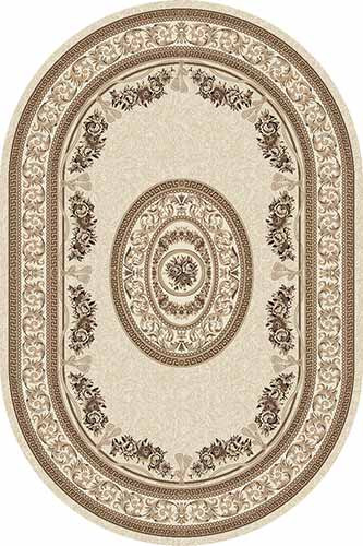 Овальный ковер VALENCIA DELUXE W340 CREAM-BROWN