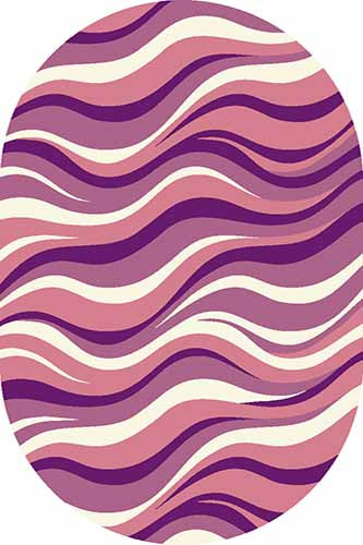 Овальный ковер SUNRISE V817 PINK