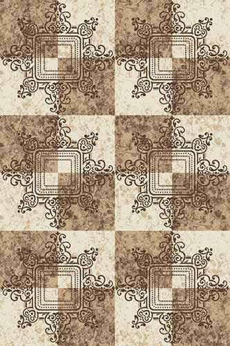 Прямоугольный ковер VALENCIA DELUXE D304 CREAM-BROWN