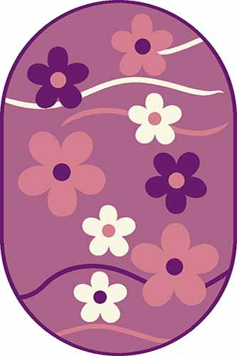 v117_lilac_3563.jpg Овальный ковер SUNRISE V117 LILAC
