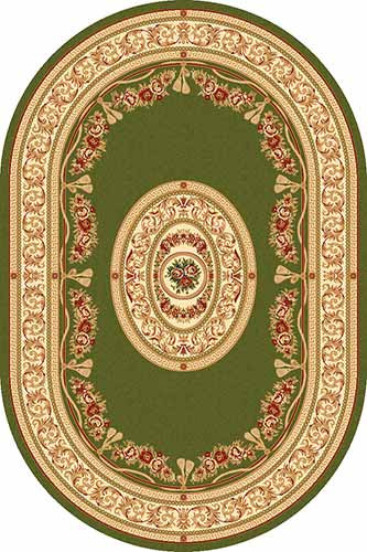 Овальный ковер VALENCIA DELUXE W340 GREEN