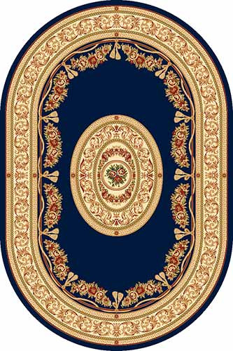 Овальный ковер VALENCIA DELUXE W340 NAVY