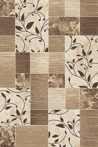 d306_cream-brown.jpg Прямоугольный ковер VALENCIA DELUXE D306 CREAM-BROWN