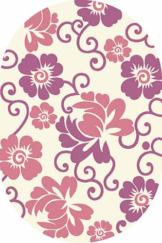 Овальный ковер SUNRISE V142 BONE-PINK