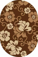 Овальный ковер SUNRISE V142 BROWN