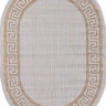 Ковёр VEGAS-S002-CREAM-OVAL