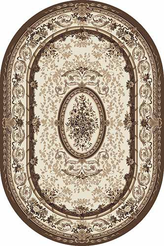 Овальный ковер VALENCIA DELUXE W490 BROWN