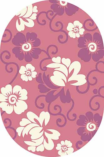 Овальный ковер SUNRISE V142 PINK-BONE