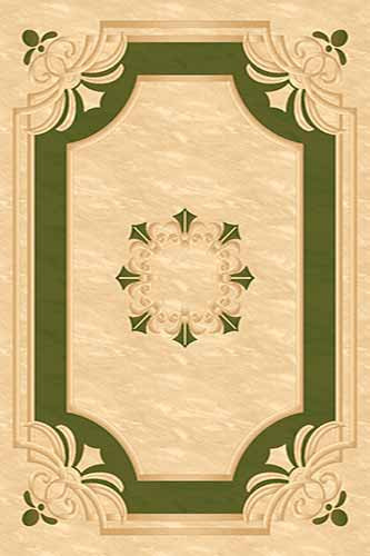 5333_cream-green.jpg Прямоугольный ковер KAMEA carving 5333 CREAM-GREEN