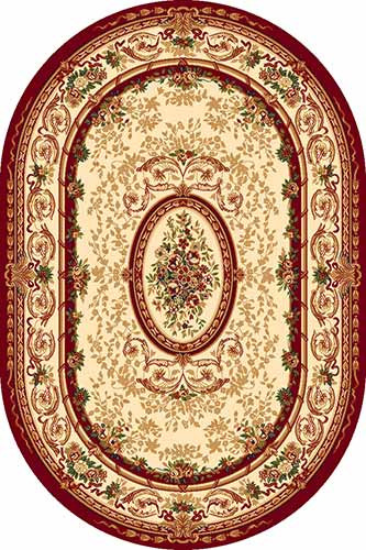 Овальный ковер VALENCIA DELUXE W490 RED