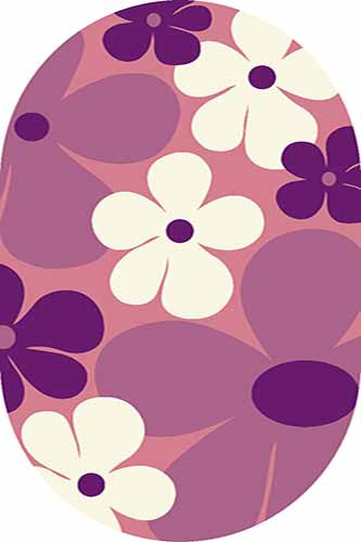 Овальный ковер SUNRISE V148 PINK